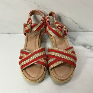 MARKET & SPRUCE Espadrille Wedge Heel Sandals